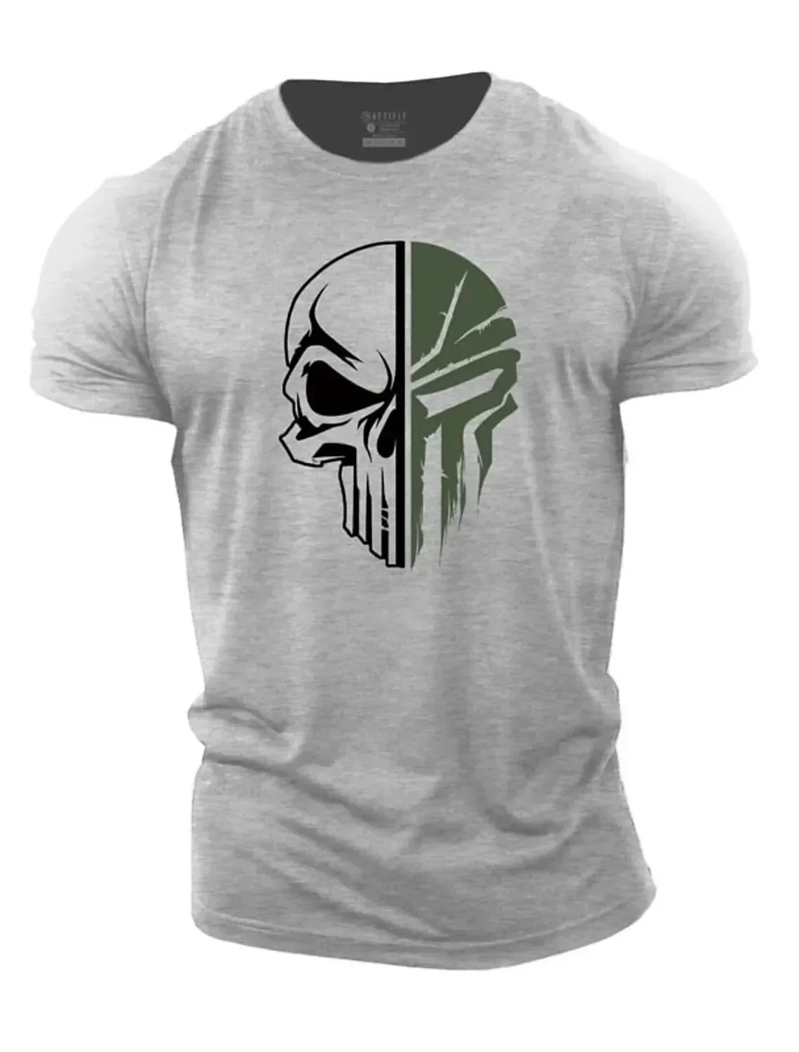 3D hommes t-shirt pour hommes imprimer militaire crâne t-shirt surdimensionné salle de sport à manches courtes vêtements de Sport hommes vêtements Sport top t-shirts