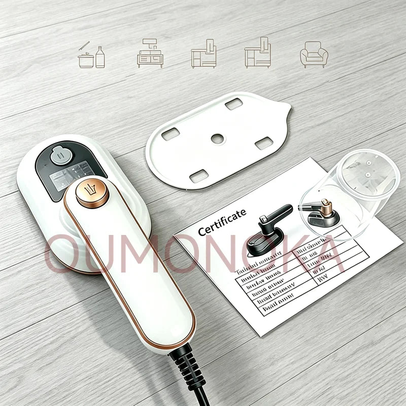 Défroisseur Vapeur Vertical Portable pour Vêtements et Maquillage – Mini Fer à Repasser de Voyage