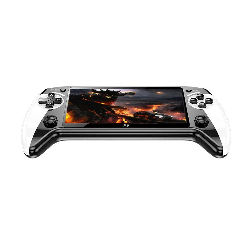 Console de jeu portable X9, écran HD de 5,5 pouces, plusieurs langues, vidéo d'arcade GBA rétro, 8 simulateurs avec 360 °   joysti antidérapant