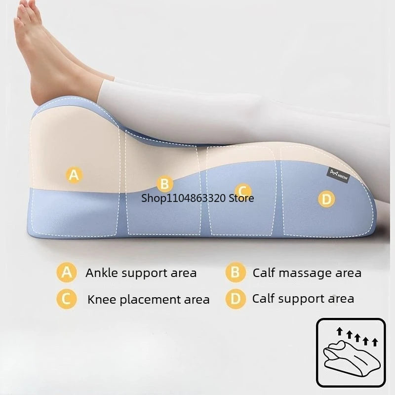 Oreiller ergonomique en mousse à mémoire de forme en forme de cale pour le soutien du cou, du dos et des jambes, idéal pour le lit, le canapé, la lecture, soulagement de la douleur et confort