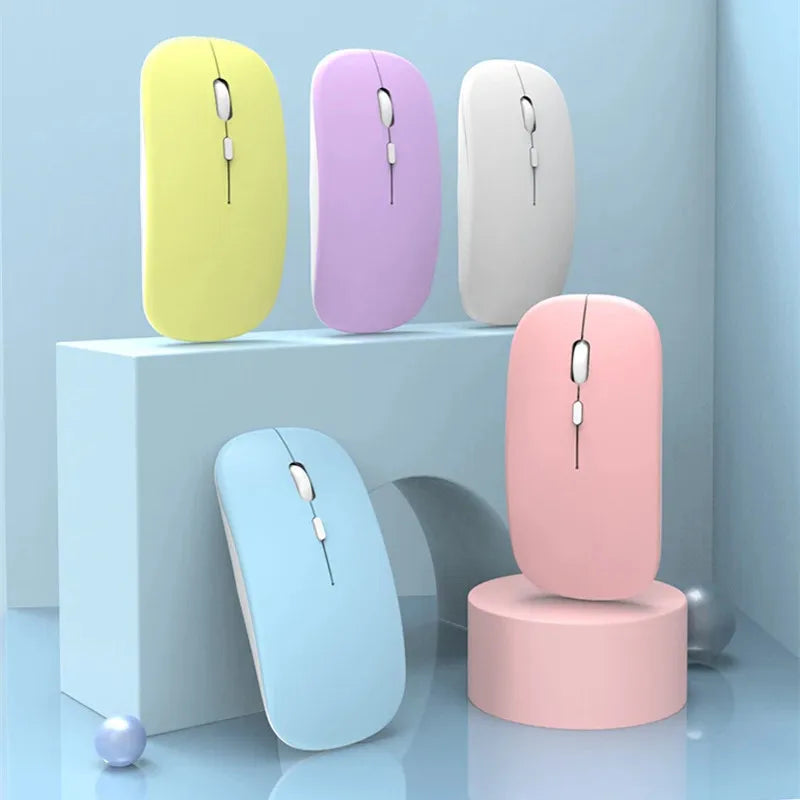 Souris d'ordinateur ergonomique sans fil, compatible Bluetooth, pour ordinateur Portable, iPad, tablette, PC, téléphone Portable, souris de jeu de bureau