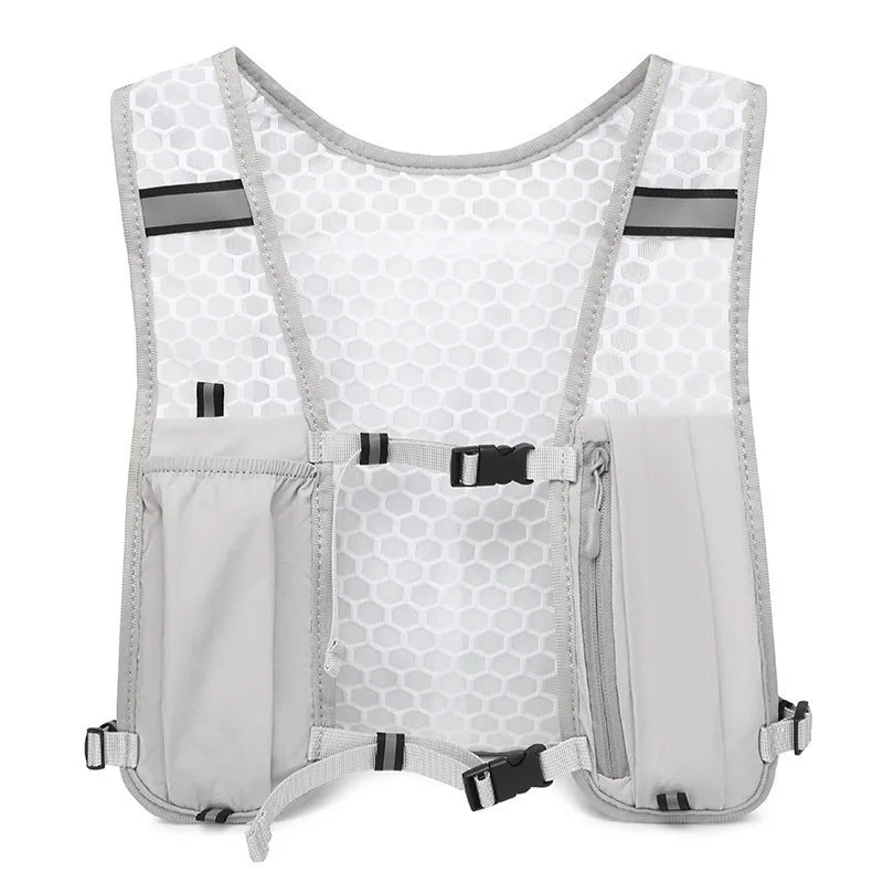 Gilet d'hydratation pour la course à pied pour femmes et hommes, résistant à l'eau, respirant, sac à dos pour la course, la randonnée, le cyclisme, les sentiers, les marathons