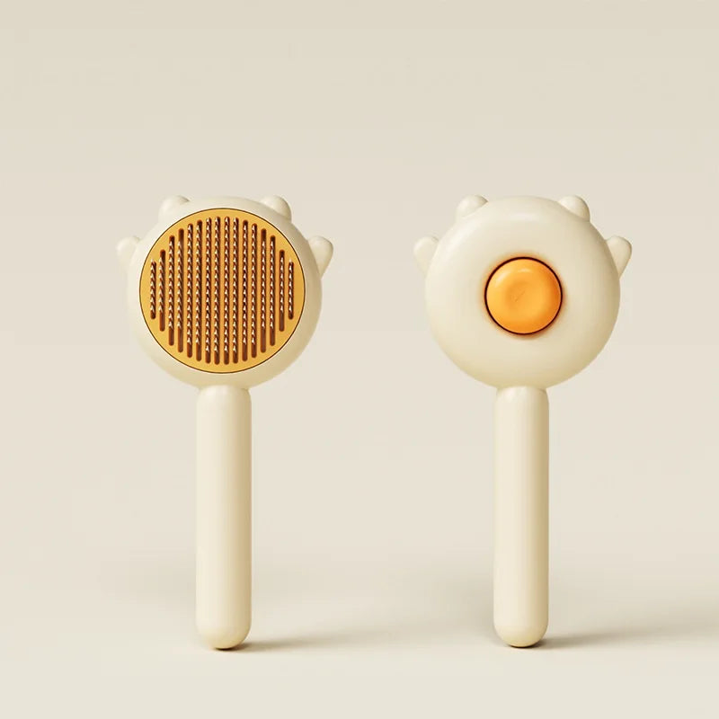 Brosse d'épilation pour animaux de compagnie, brosse trancheuse pour chat, peigne de toilettage, autonettoyant, Massage des chiens, aiguille à particules, fournitures de toilettage pour chiens et chats