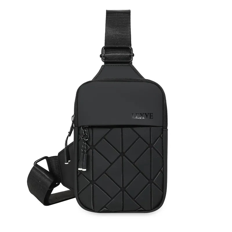 Nouveau petit sac à bandoulière universel décontracté losange grille épaule mode téléphone portable sac de poitrine Premium sac à bandoulière