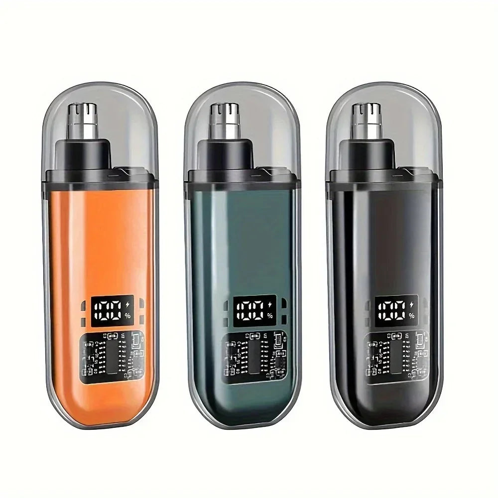 Tondeuses électriques pour le nez et les oreilles pour hommes, rechargeables par USB, design compact et portable, avec charge rapide, kit de toilettage électrique