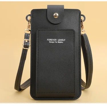 Portefeuilles en cuir souple pour femmes, écran tactile, sac à main pour téléphone portable, bandoulière, sangle initiée, sac à main pour femme, sacs bon marché