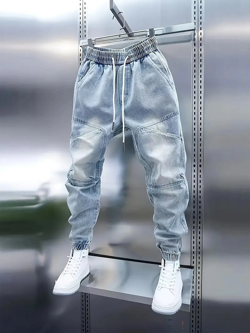 Nouveau pantalon sarouel pour homme, mode printemps-été, décontracté, fin, respirant, de marque de luxe, confortable