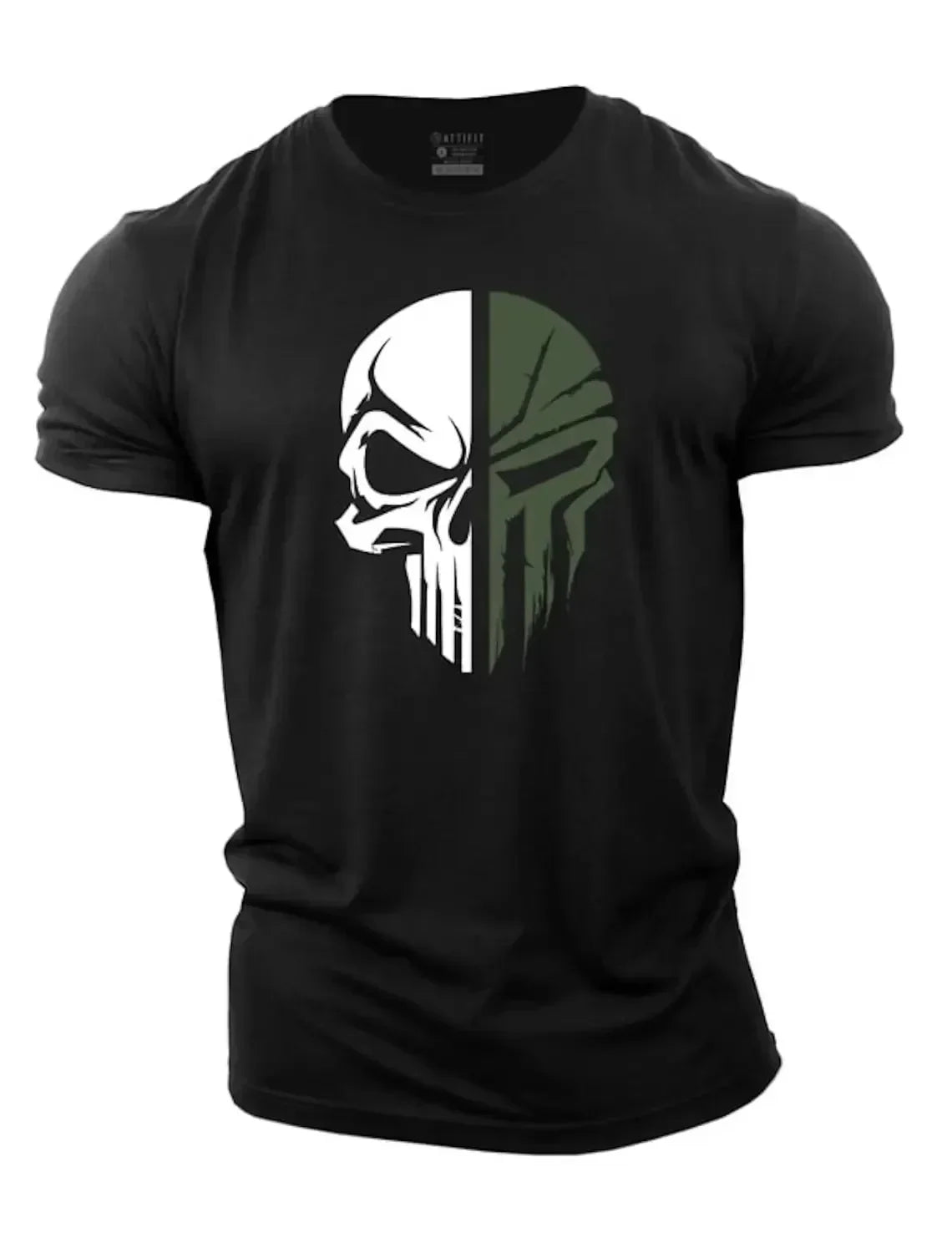 3D hommes t-shirt pour hommes imprimer militaire crâne t-shirt surdimensionné salle de sport à manches courtes vêtements de Sport hommes vêtements Sport top t-shirts