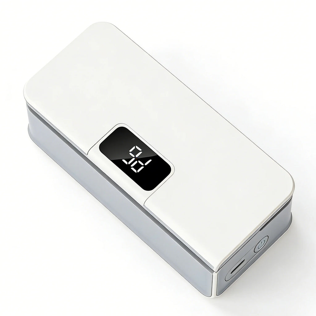 Mini scelleuse thermique pour sacs en plastique, machine de scellement thermique rechargeable, scelleuse portable pour emballages alimentaires, scelleuse à clip pour sacs.