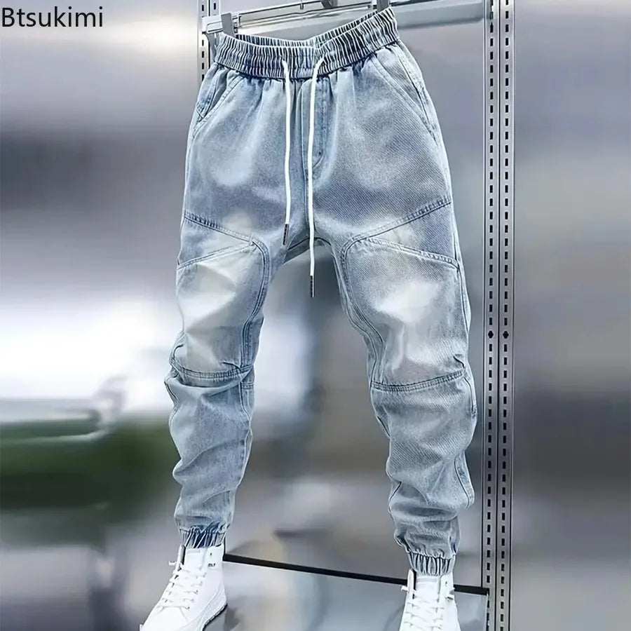 Nouveau pantalon sarouel pour homme, mode printemps-été, décontracté, fin, respirant, de marque de luxe, confortable
