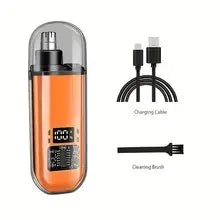 Tondeuses électriques pour le nez et les oreilles pour hommes, rechargeables par USB, design compact et portable, avec charge rapide, kit de toilettage électrique