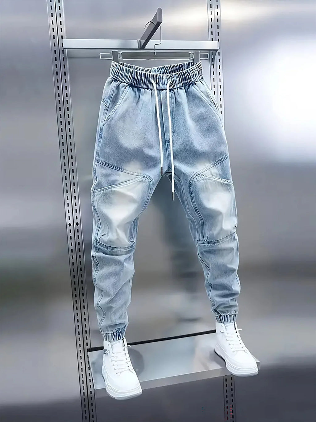 Nouveau pantalon sarouel pour homme, mode printemps-été, décontracté, fin, respirant, de marque de luxe, confortable