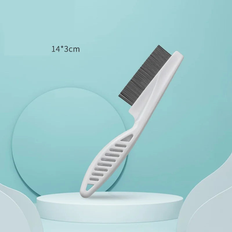 Brosse d'épilation pour animaux de compagnie, brosse trancheuse pour chat, peigne de toilettage, autonettoyant, Massage des chiens, aiguille à particules, fournitures de toilettage pour chiens et chats