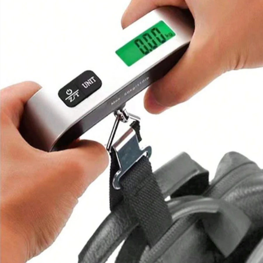 Balance Portable d'embarquement affichage LCD numérique bagages électroniques valise suspendue voyage pèse sac à bagages outils d'équilibre de poids