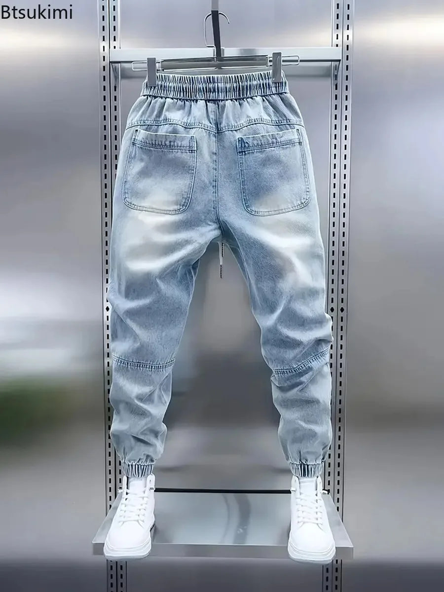 Nouveau pantalon sarouel pour homme, mode printemps-été, décontracté, fin, respirant, de marque de luxe, confortable