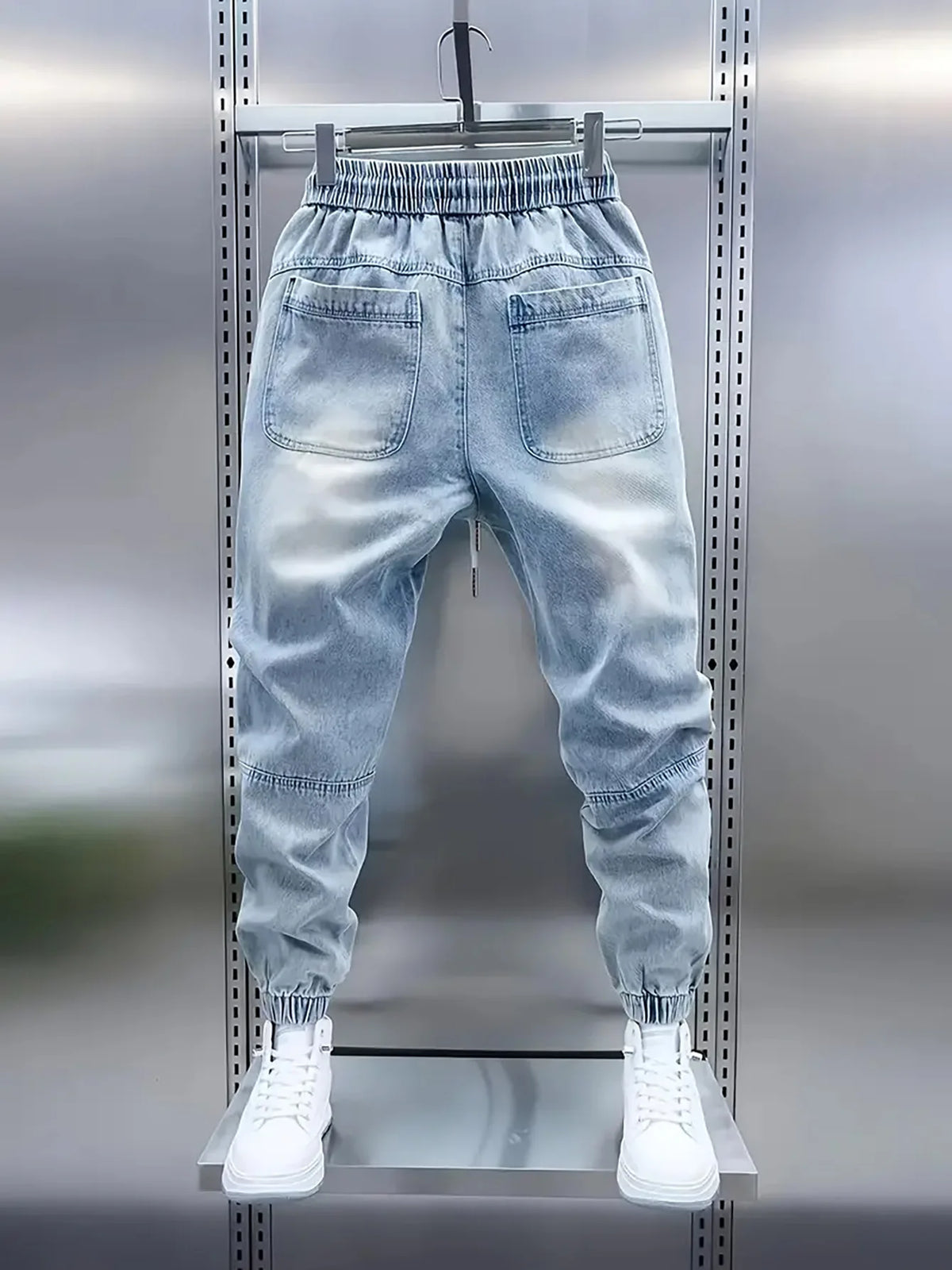Nouveau pantalon sarouel pour homme, mode printemps-été, décontracté, fin, respirant, de marque de luxe, confortable