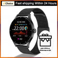 Nouvelle montre connectée Plus pour femmes et hommes, cadeau pour femmes, montre de sport et de fitness pour hommes, moniteur de fréquence cardiaque, montres connectées étanches pour Android et iOS