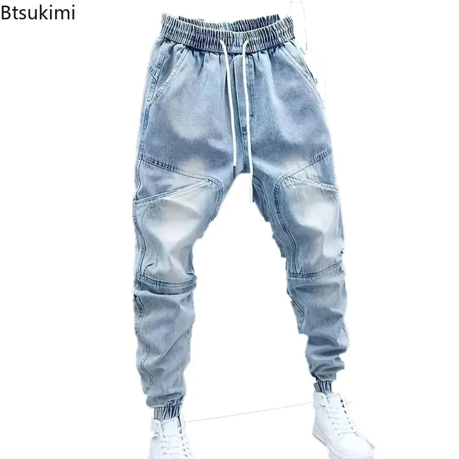 Nouveau pantalon sarouel pour homme, mode printemps-été, décontracté, fin, respirant, de marque de luxe, confortable