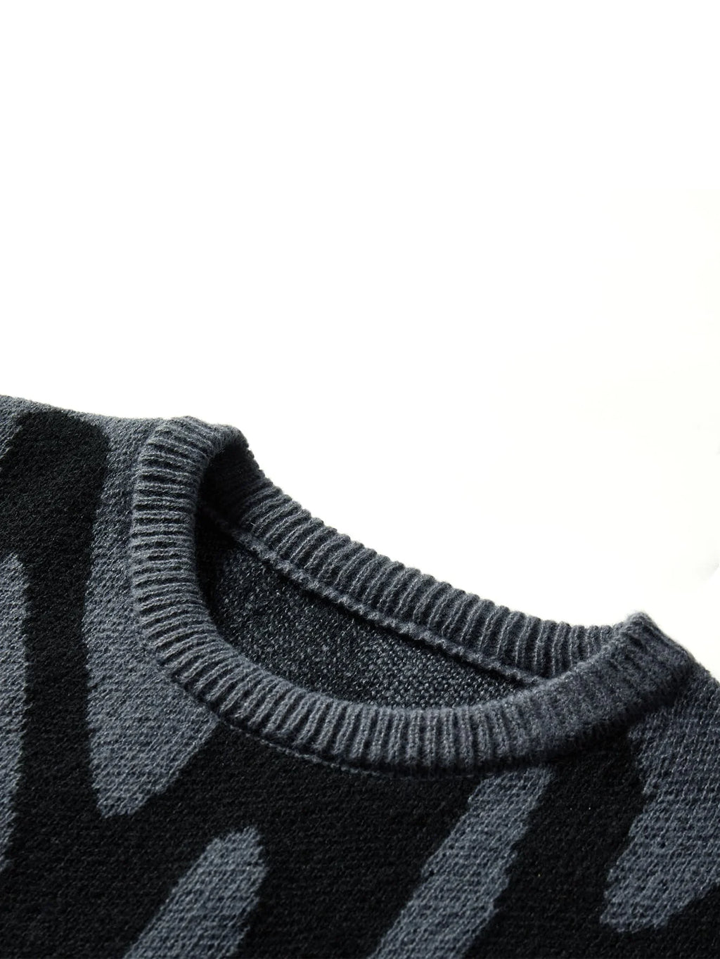 Pull à col rond à motif jacquard irrégulier pour hommes, pull décontracté, document d'abonnés, populaire, nouveau, automne, hiver