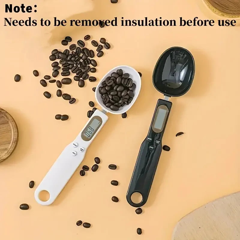 Balance de cuisine numérique électronique LCD, mini cuillère, balance alimentaire, cuisson, farine, lait, café en poudre, mesure du poids, 0.1-500g
